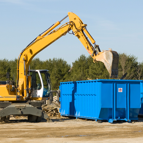 can i choose the location where the residential dumpster will be placed in Casey Iowa